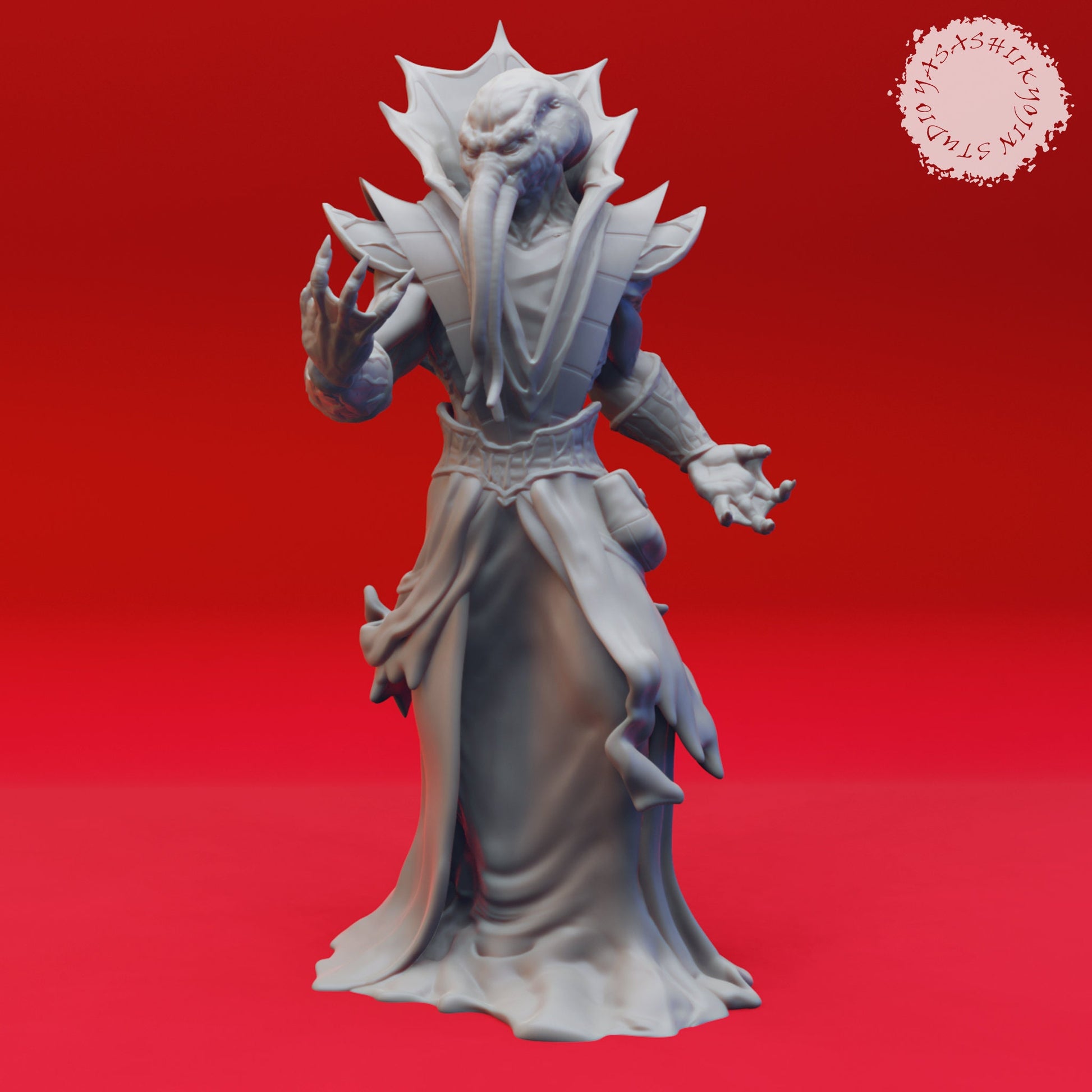 Mind Flayers | TABLETOP SCALE | D&D TTRPG Monster Miniature | Yasashii Kyojin Studio