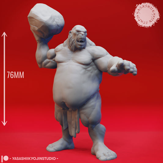 Ogre | TABLETOP SCALE | TTRPG Monster Miniature | Yasashii Kyojin Studio