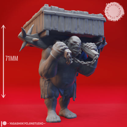 Ogre | TABLETOP SCALE | TTRPG Monster Miniature | Yasashii Kyojin Studio