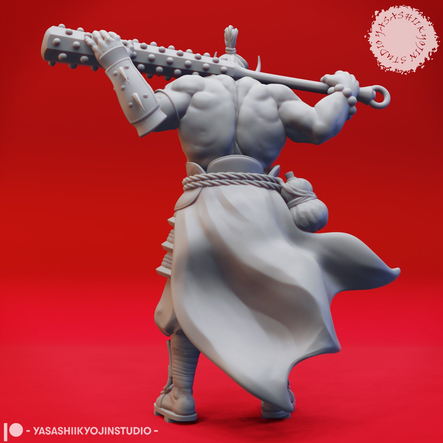 Oni | TTRPG Monster Miniature | Yasashii Kyojin Studio | Unpainted, Unplated Resin 8k