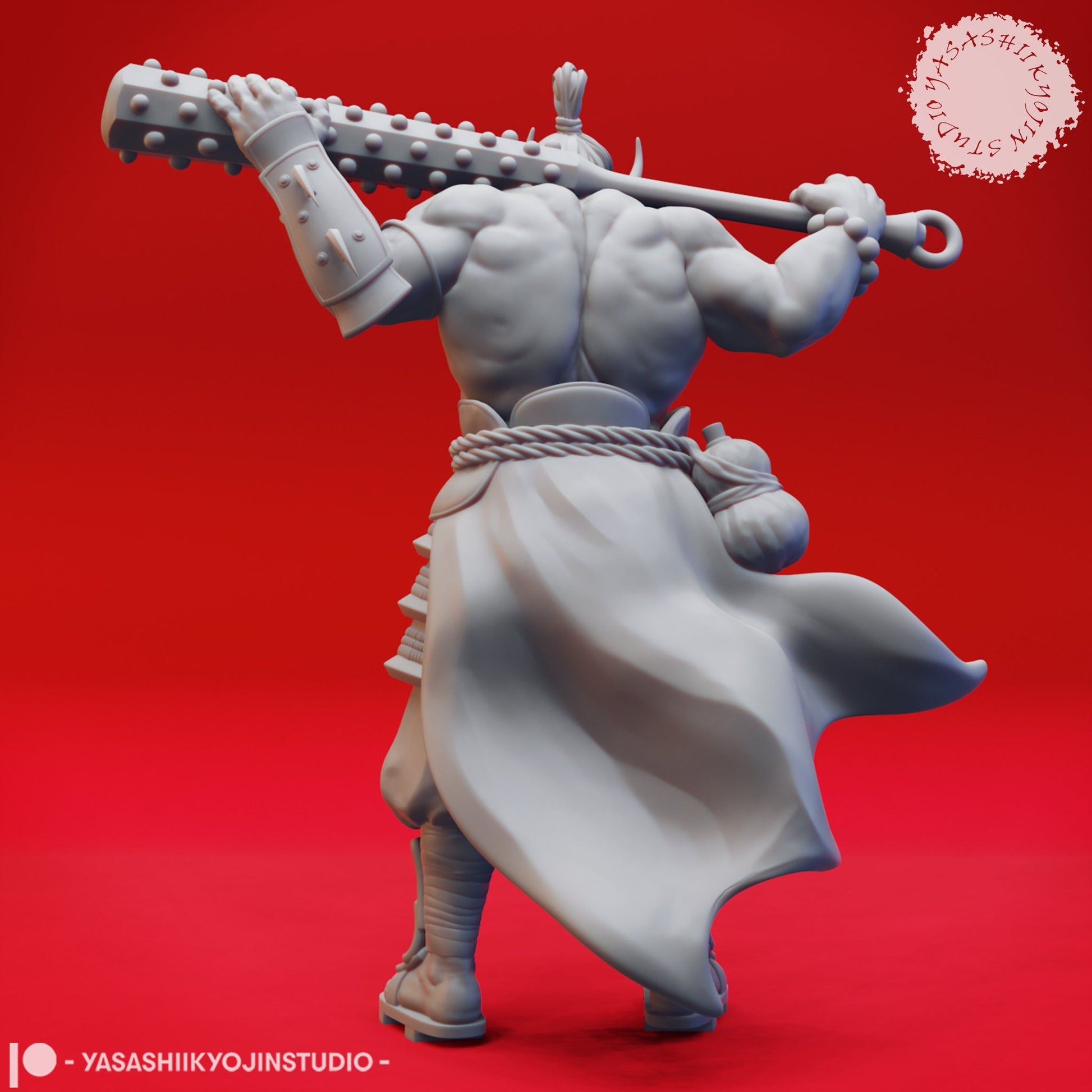 Oni | TTRPG Monster Miniature | Yasashii Kyojin Studio | Unpainted, Unplated Resin 8k