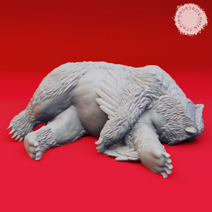 Owlbear | TABLETOP SCALE | D&D TTRPG Monster Miniature | Yasashii Kyojin Studio