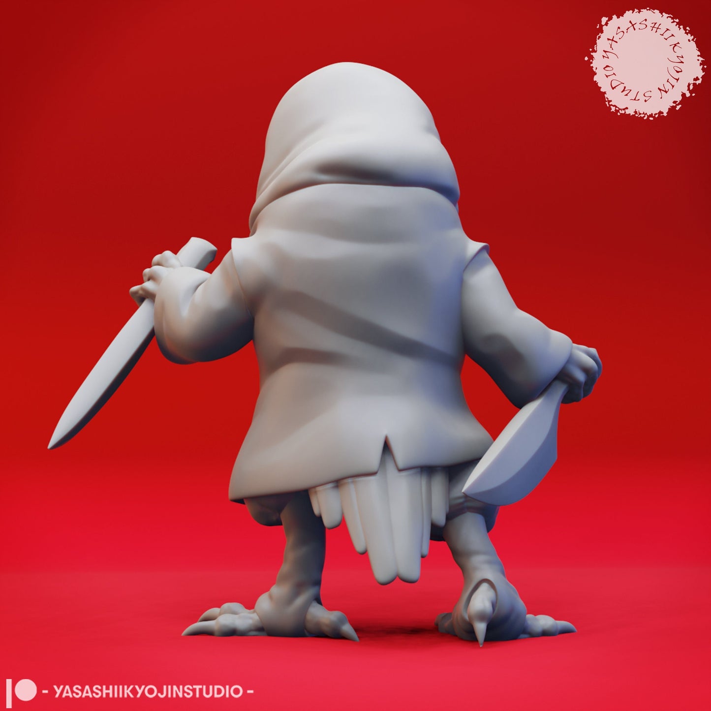 Owlin | TABLETOP SCALE | D&D TTRPG Monster Miniature | Yasashii Kyojin Studio | Unpainted, Unplated Resin 8k