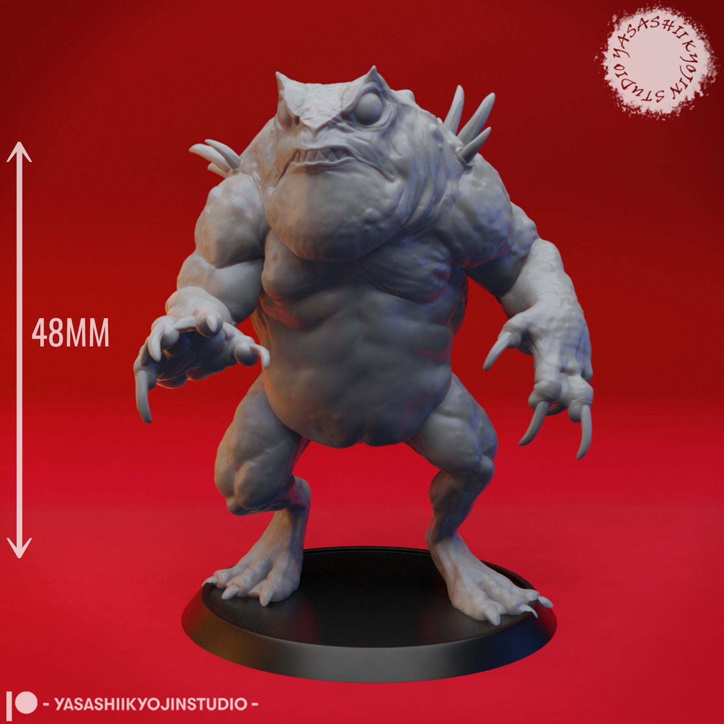 Slaad | TABLETOP SCALE | TTRPG Monster Miniature | Yasashii Kyojin Studio