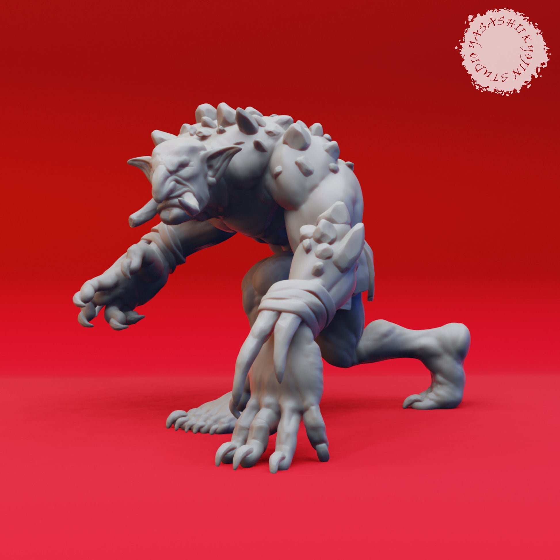 Troll | TABLETOP SCALE | D&D TTRPG Monster Miniature | Yasashii Kyojin Studio