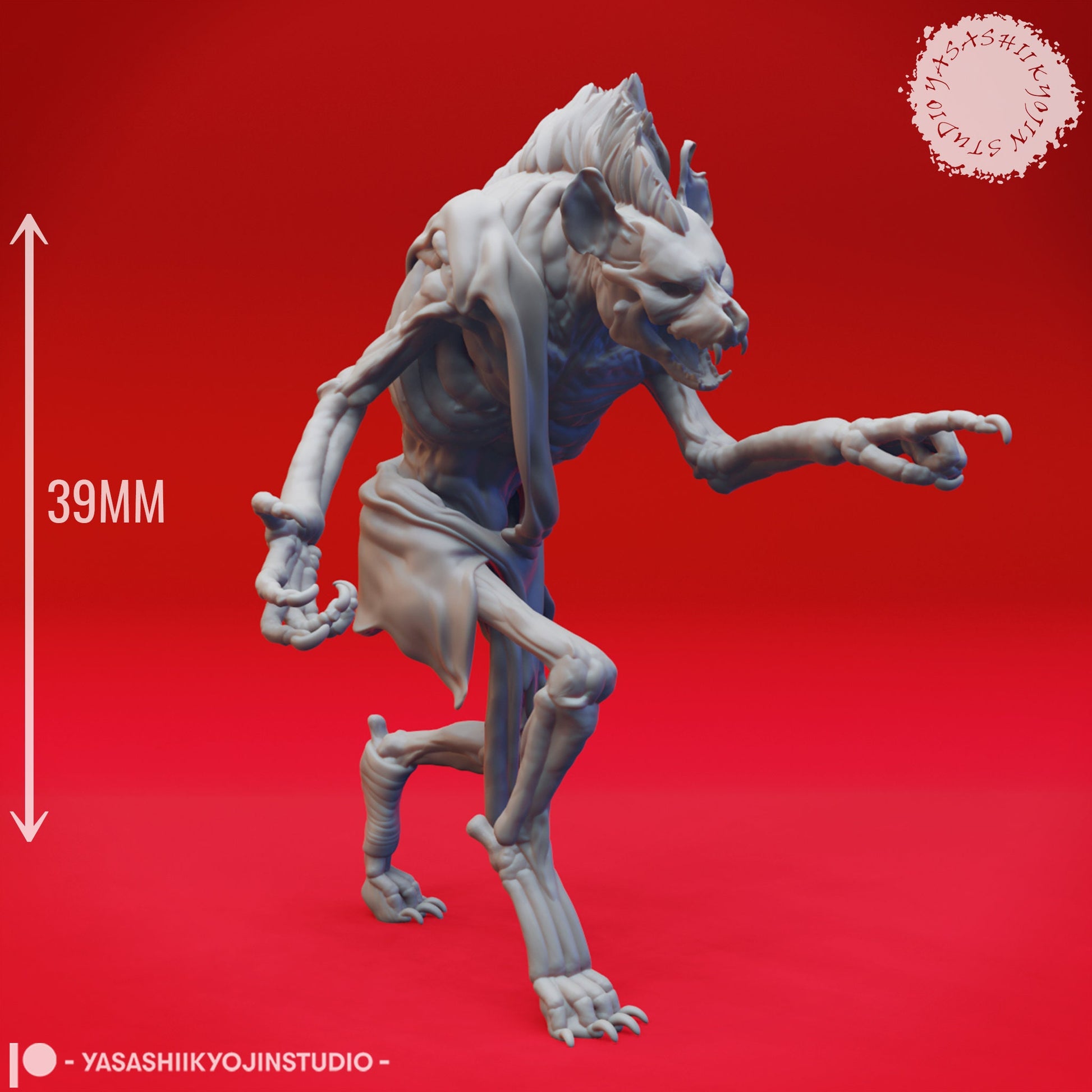 Witherling | TABLETOP SCALE | D&D TTRPG Monster Miniature | Yasashii Kyojin Studio