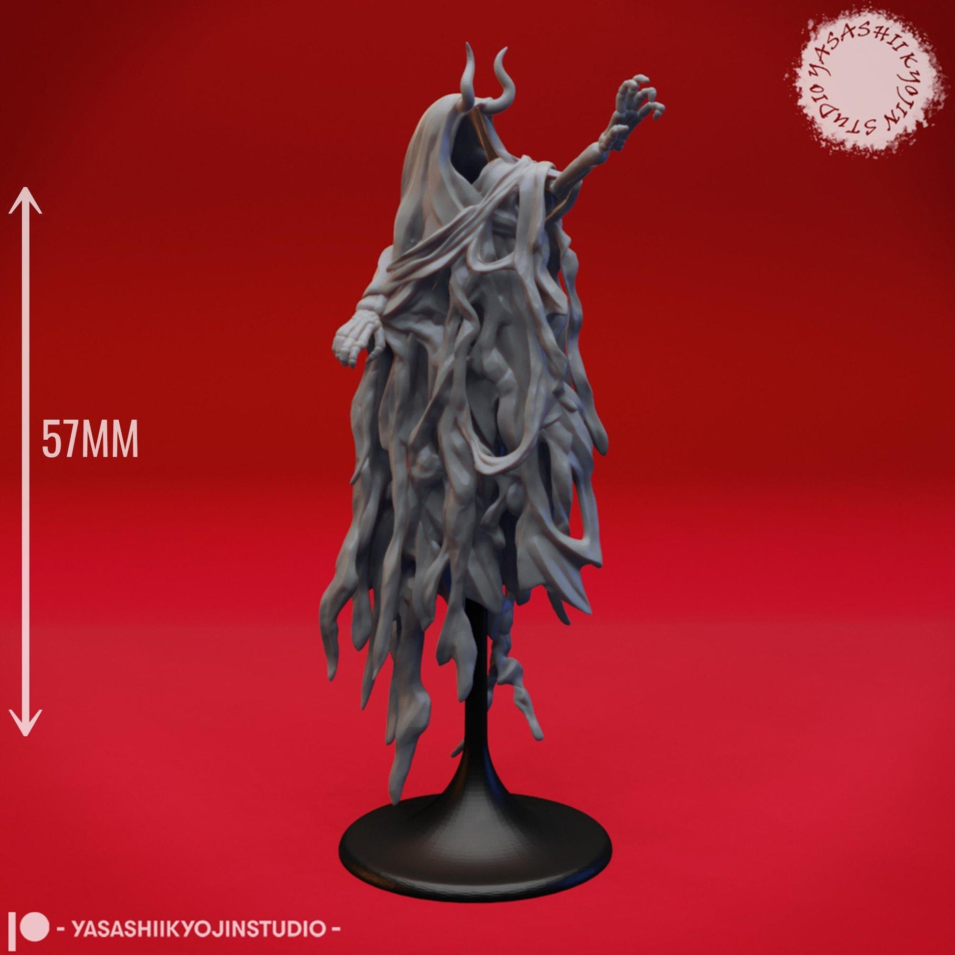 Wraith | TABLETOP SCALE | TTRPG Monster Miniature | Yasashii Kyojin Studio