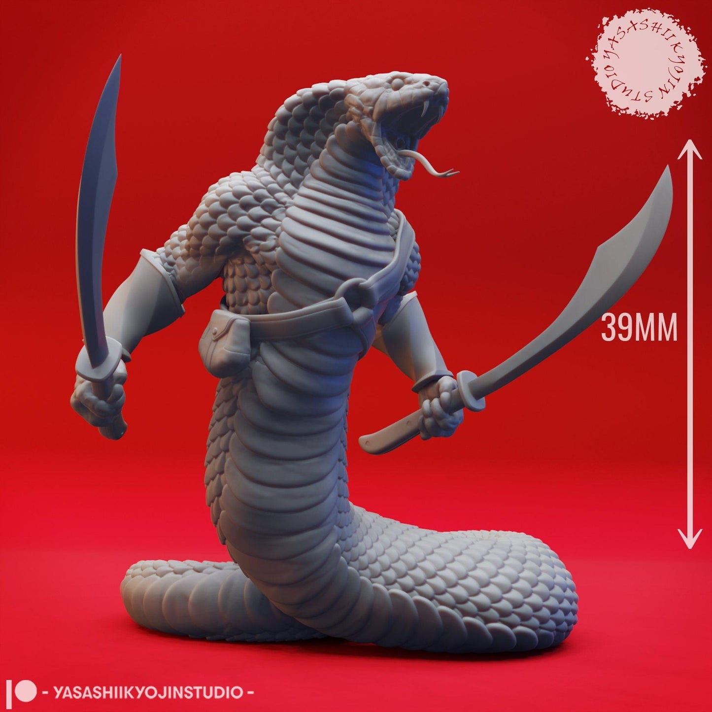 Yuan-Ti | TABLETOP SCALE | TTRPG Monster Miniature | Yasashii Kyojin Studio