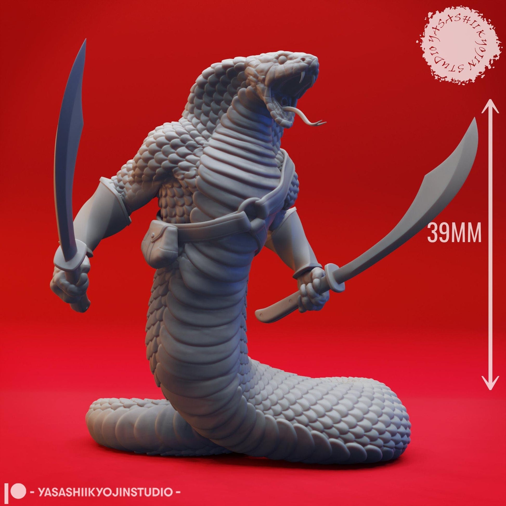 Yuan-Ti | TABLETOP SCALE | TTRPG Monster Miniature | Yasashii Kyojin Studio