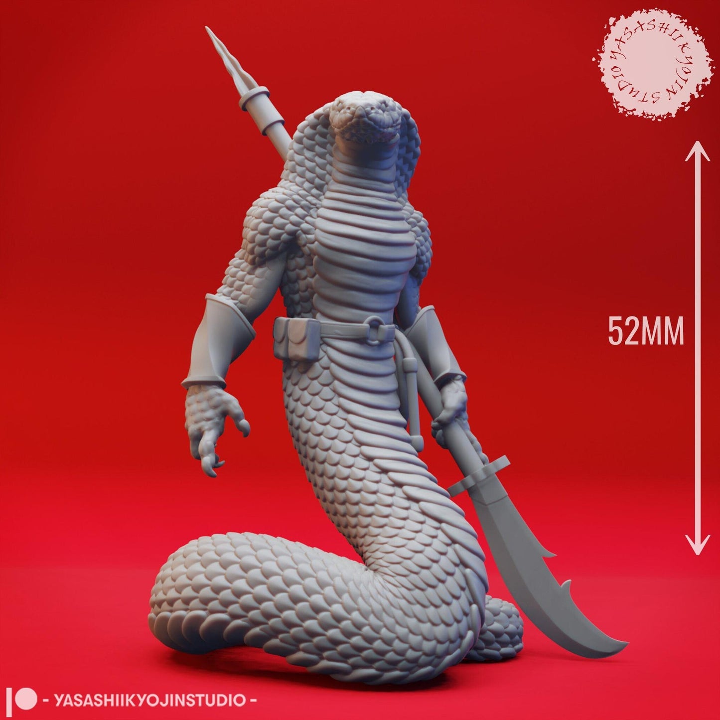 Yuan-Ti | TABLETOP SCALE | TTRPG Monster Miniature | Yasashii Kyojin Studio