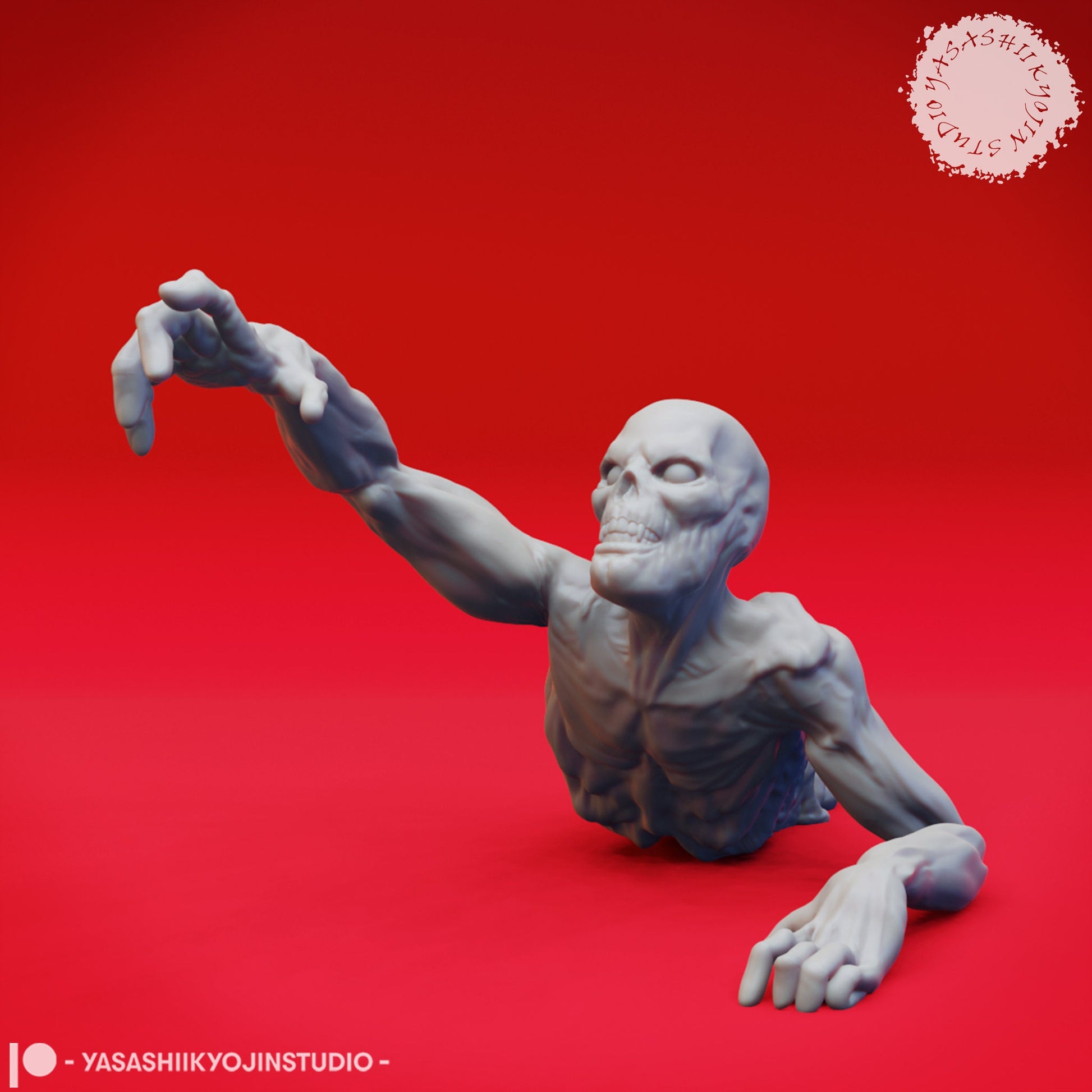 Zombies | TABLETOP SCALE | D&D TTRPG Monster Miniature | Yasashii Kyojin Studio
