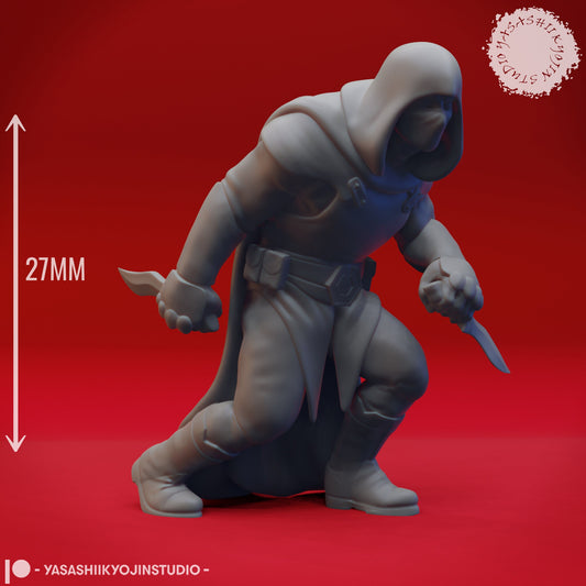 Bandit | TABLETOP SCALE | TTRPG Monster Miniature | Yasashii Kyojin Studio