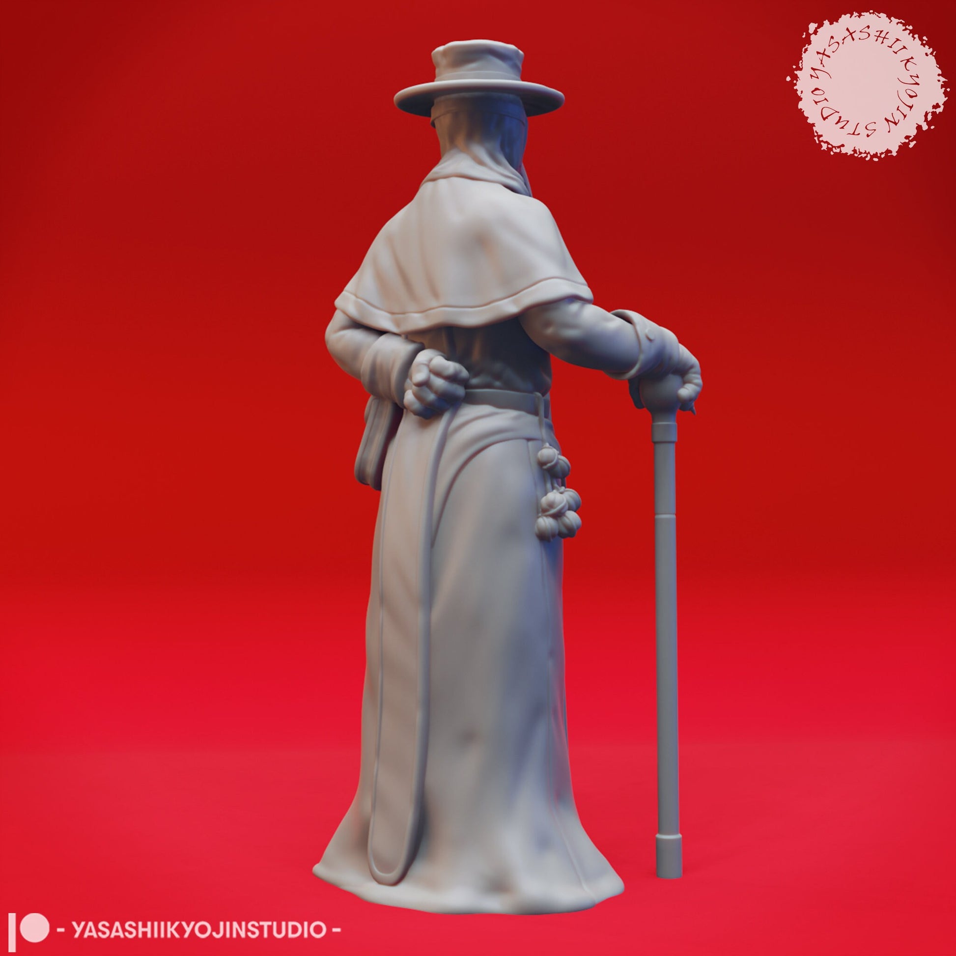 Plague Doctor | TABLETOP SCALE | TTRPG Monster Miniature | Yasashii Kyojin Studio
