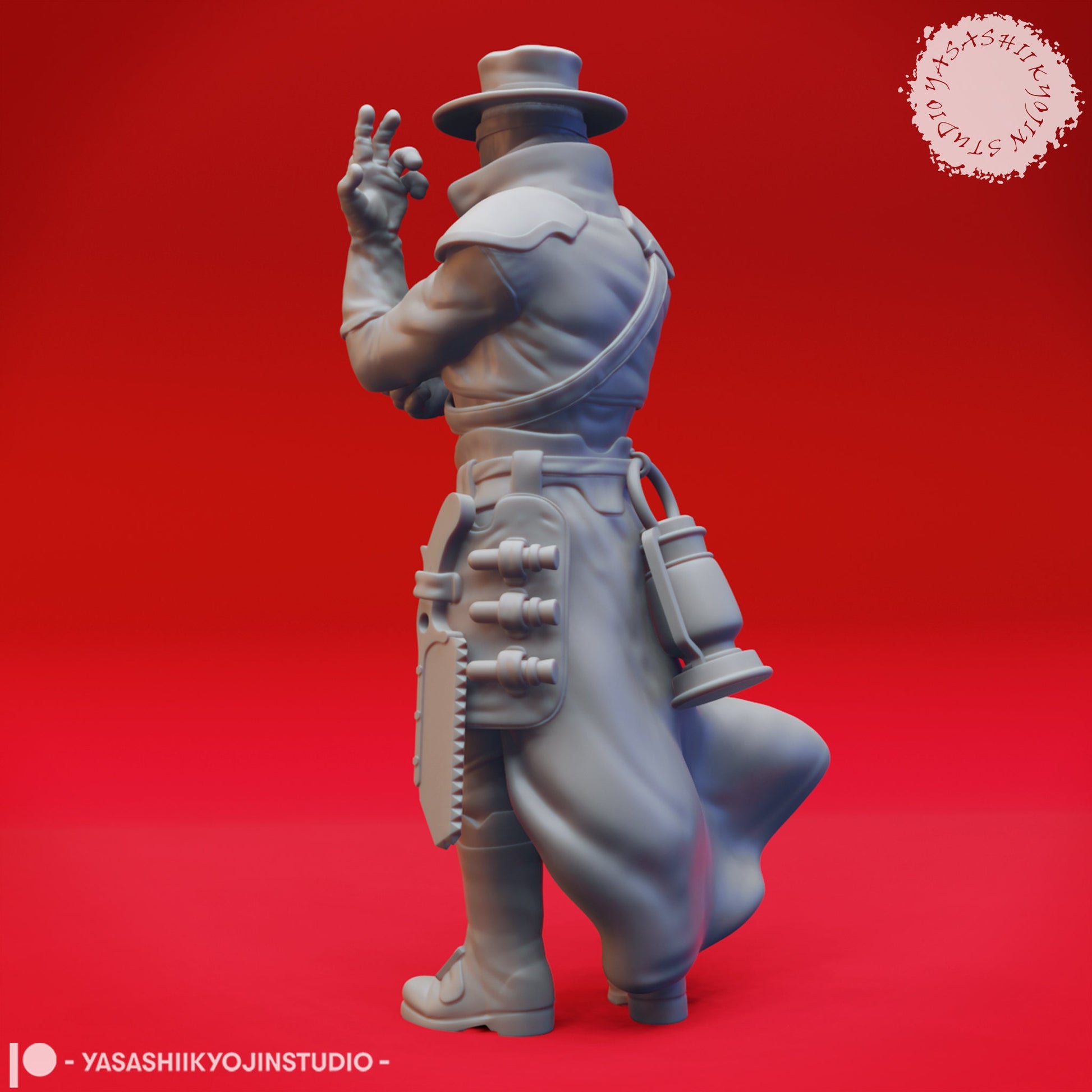 Plague Doctor | TABLETOP SCALE | TTRPG Monster Miniature | Yasashii Kyojin Studio