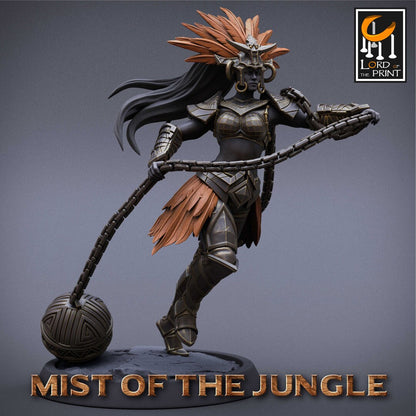 Amazon Heavy Chain | Amazon, Mist of the Jungle | TABLETOP SCALE | D&D TTRPG Miniature | Rescale Miniatures