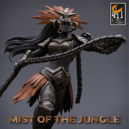 Amazon Heavy Chain | Amazon, Mist of the Jungle | TABLETOP SCALE | D&D TTRPG Miniature | Rescale Miniatures