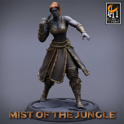 Amazon Heavy Dagger | Amazon, Mist of the Jungle | TABLETOP SCALE | D&D TTRPG Miniature | Rescale Miniatures