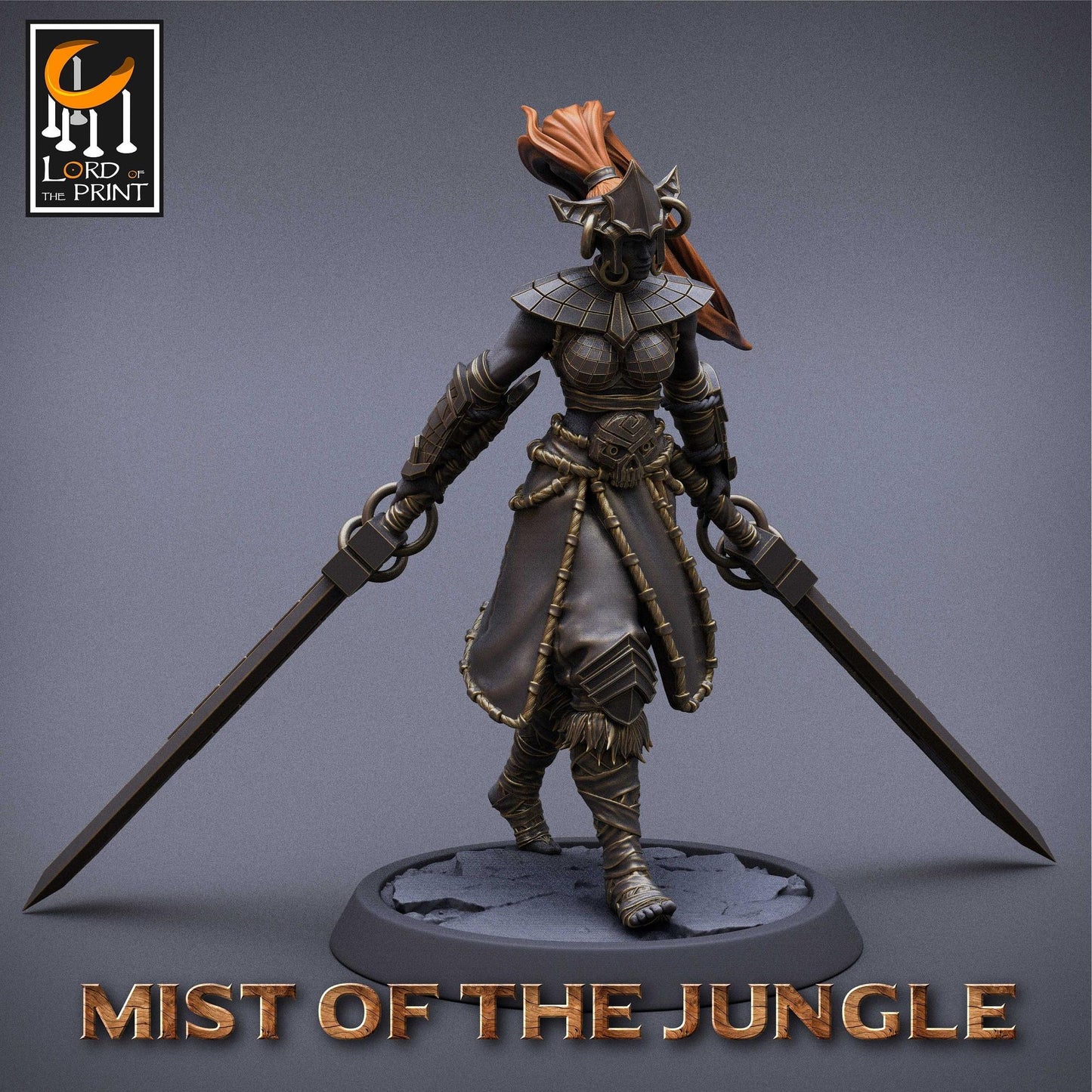 Amazon Heavy Greatsword | Amazon, Mist of the Jungle | TABLETOP SCALE | D&D TTRPG Miniature | Rescale Miniatures