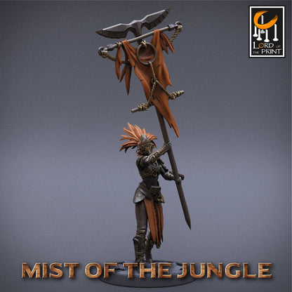 Amazon Light Banner | Amazon, Mist of the Jungle | TABLETOP SCALE | D&D TTRPG Miniature | Rescale Miniatures