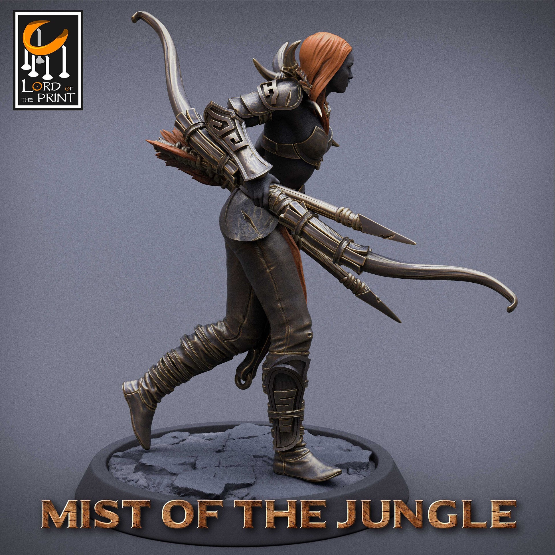Amazon Light Bow | Amazon, Mist of the Jungle | TABLETOP SCALE | D&D TTRPG Miniature | Rescale Miniatures