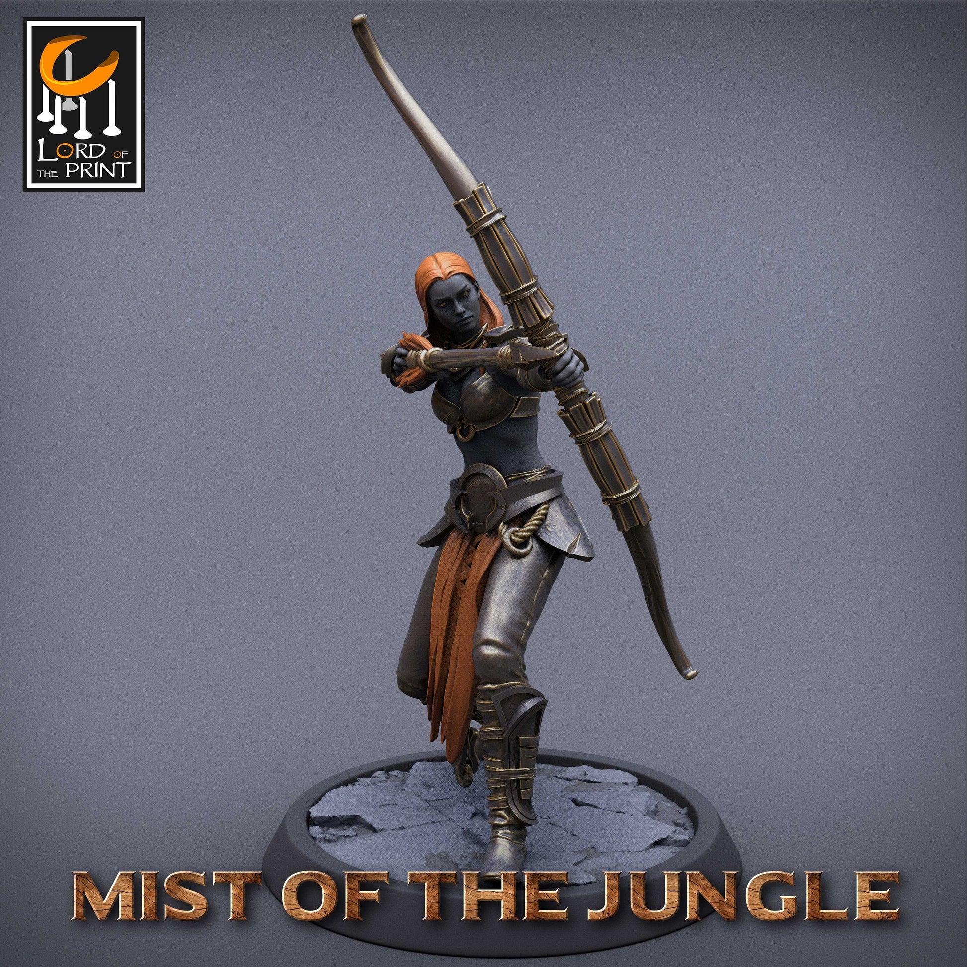 Amazon Light Bow | Amazon, Mist of the Jungle | TABLETOP SCALE | D&D TTRPG Miniature | Rescale Miniatures