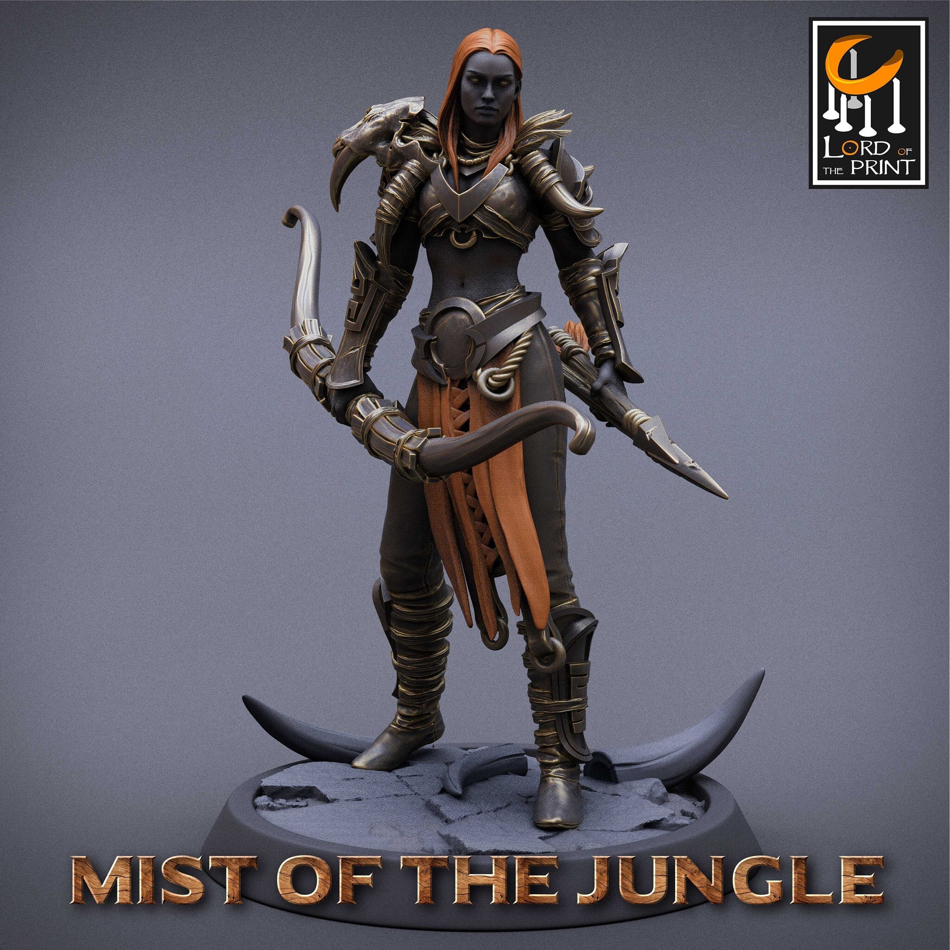 Amazon Light Bow | Amazon, Mist of the Jungle | TABLETOP SCALE | D&D TTRPG Miniature | Rescale Miniatures