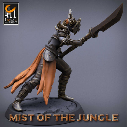 Amazon Light Spear | Amazon, Mist of the Jungle | TABLETOP SCALE | D&D TTRPG Miniature | Rescale Miniatures
