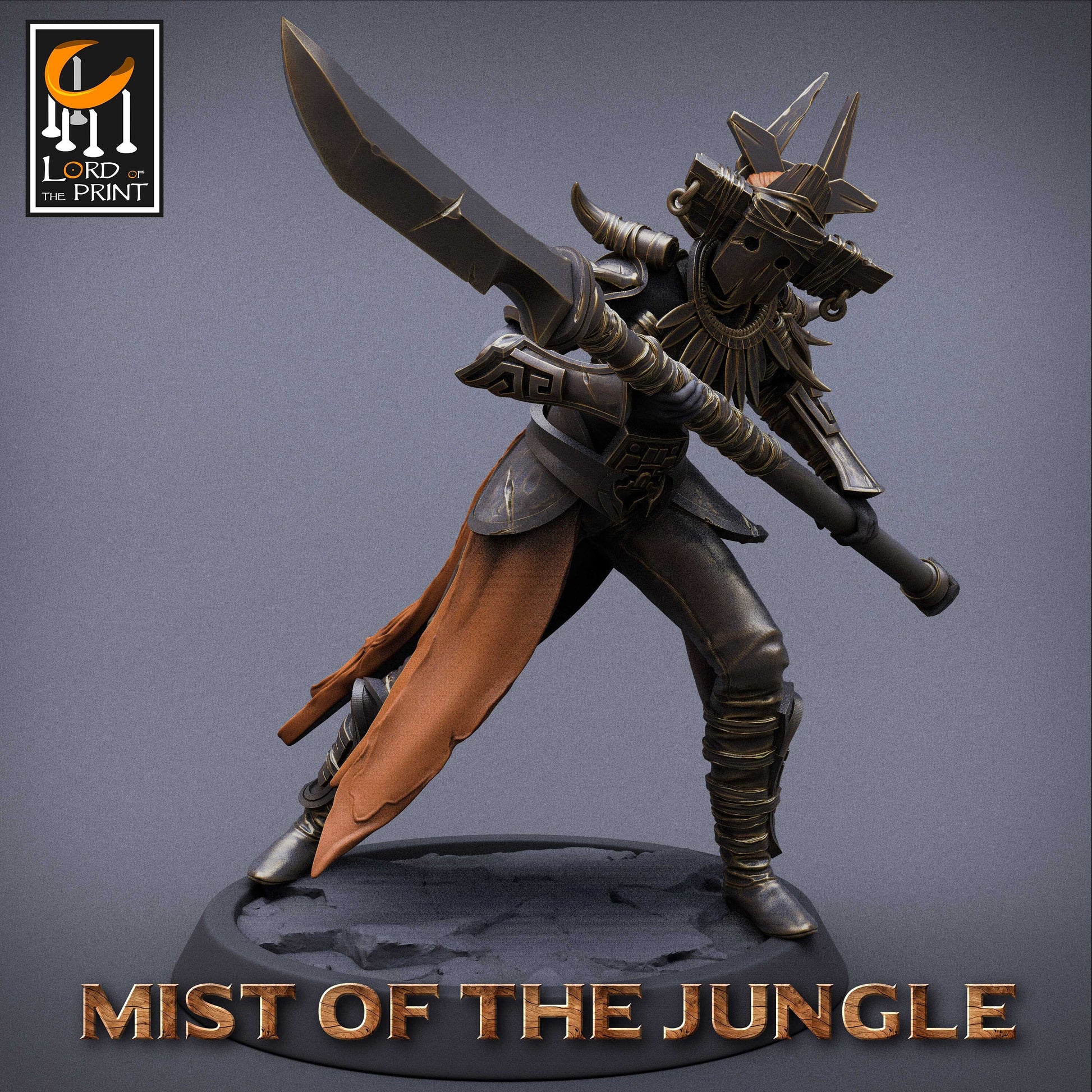 Amazon Light Spear | Amazon, Mist of the Jungle | TABLETOP SCALE | D&D TTRPG Miniature | Rescale Miniatures