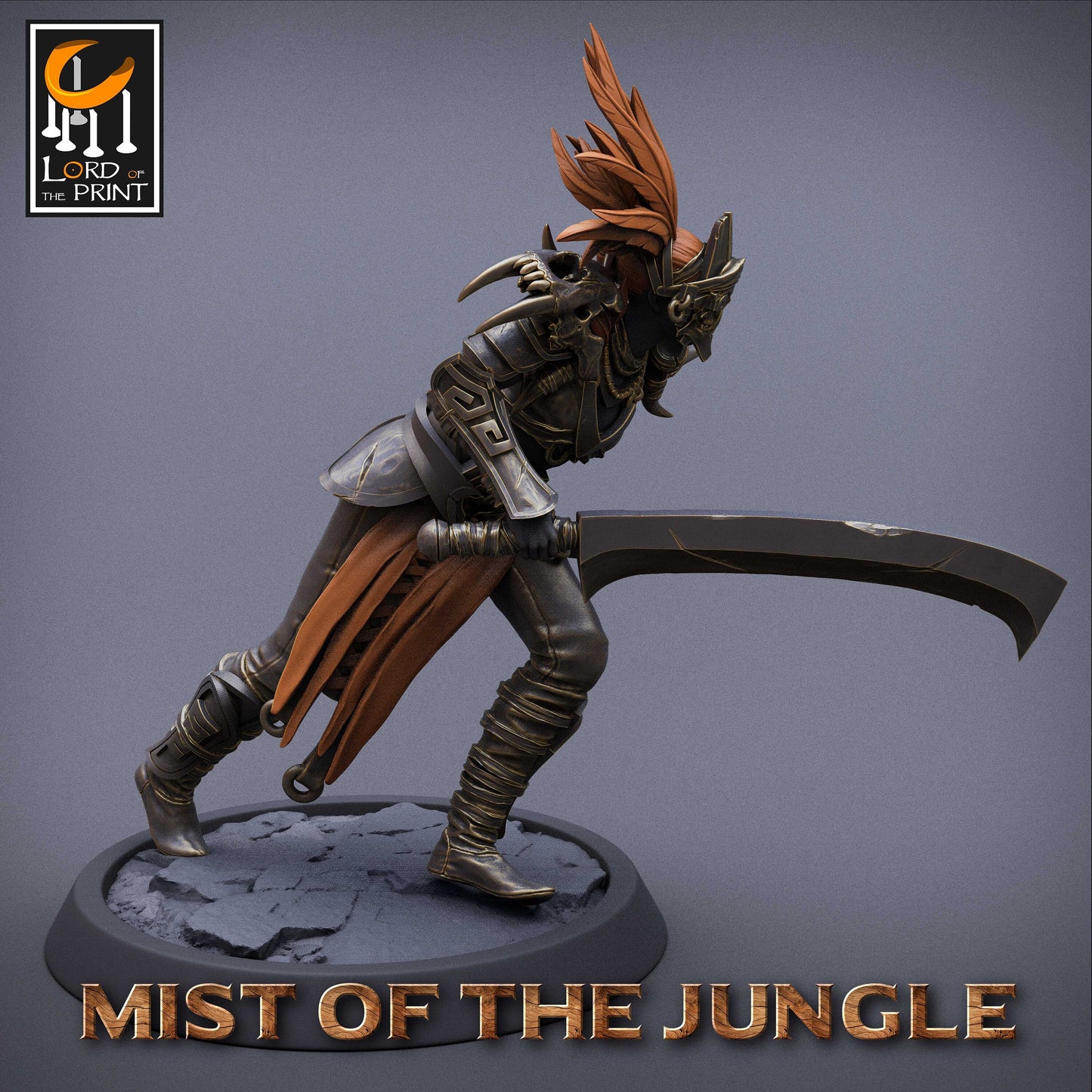 Amazon Light Sword | Amazon, Mist of the Jungle | TABLETOP SCALE | D&D TTRPG Miniature | Rescale Miniatures
