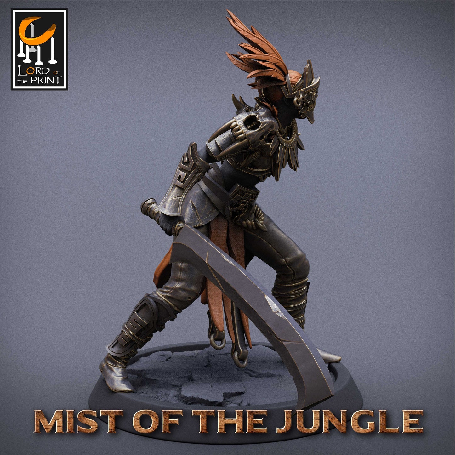 Amazon Light Sword | Amazon, Mist of the Jungle | TABLETOP SCALE | D&D TTRPG Miniature | Rescale Miniatures