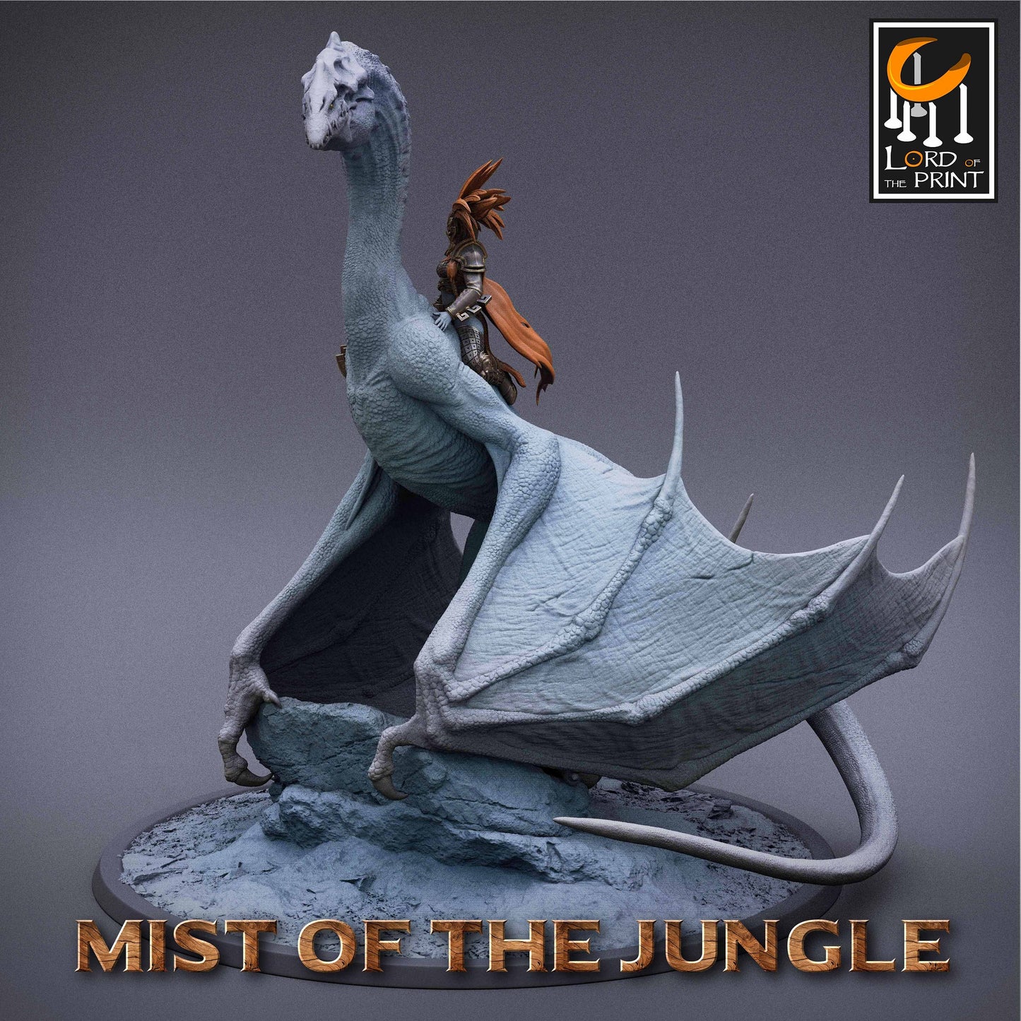 Amazon Protowyvern Mount | Amazon, Mist of the Jungle | TABLETOP SCALE | D&D TTRPG Miniature | Rescale Miniatures