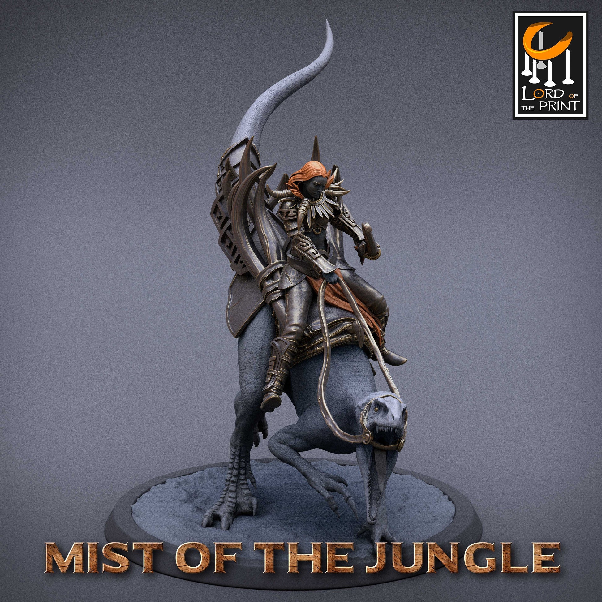 Raptor Crouch, Archer | Amazon, Mist of the Jungle | TABLETOP SCALE | D&D TTRPG Miniature | Rescale Miniatures