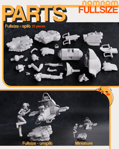 Prodigal Inventor | Resin Garage Kit Figure Anime Manga Fan Art | Nomnom Figures