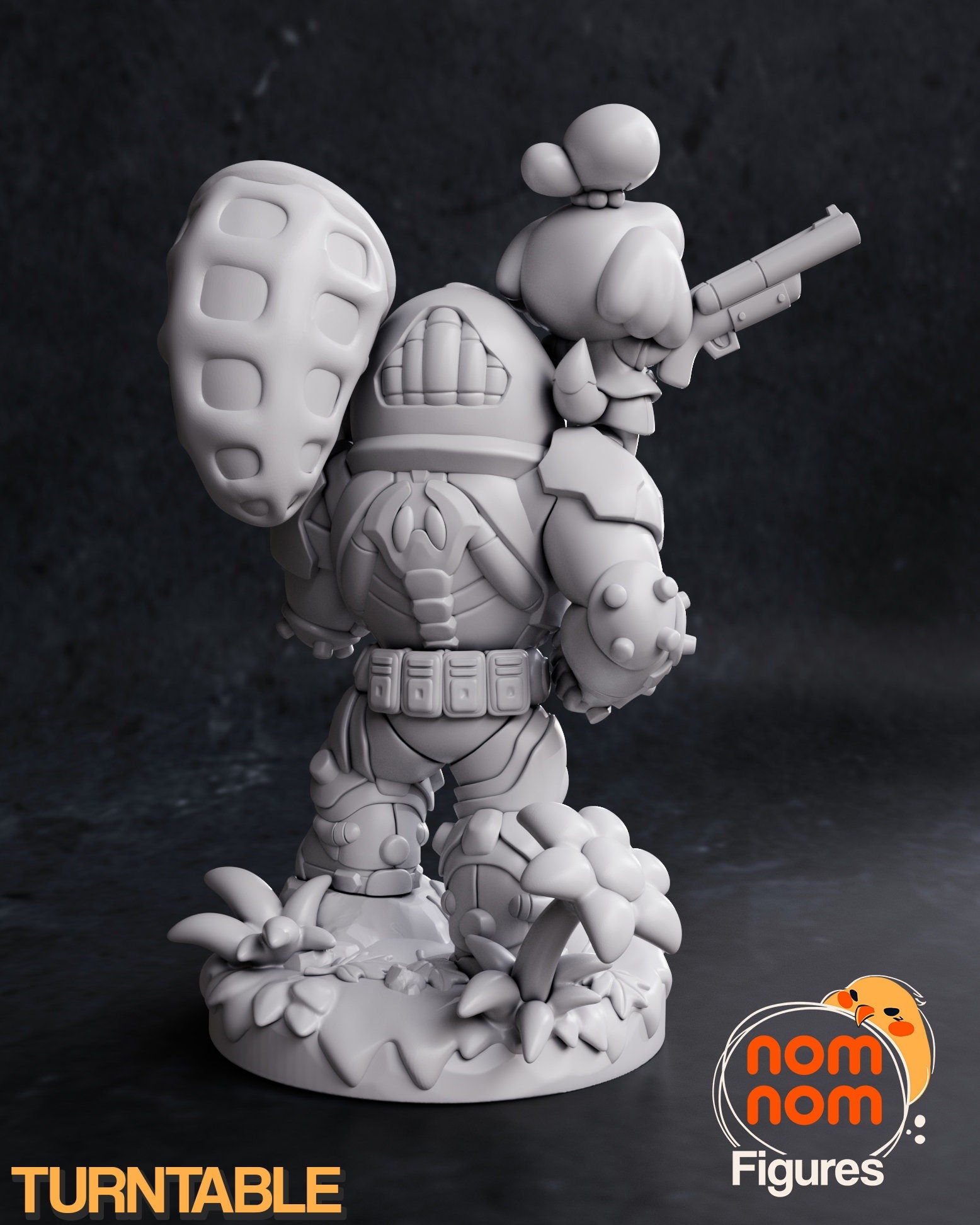Chibi Doomed Friendship | Resin Garage Kit Figure Video Game Fan Art | Nomnom Figures