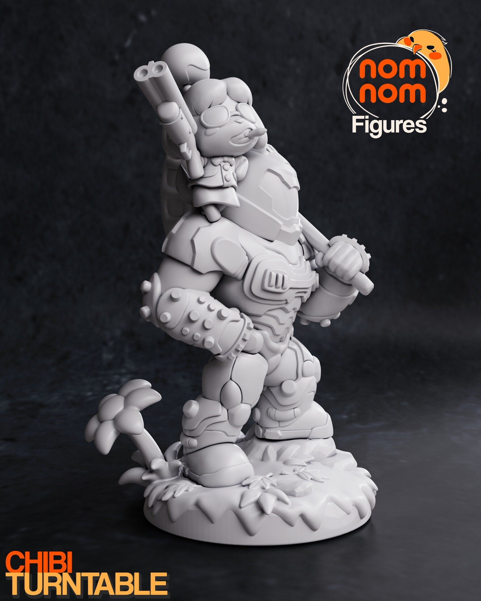 Chibi Doomed Friendship | Resin Garage Kit Figure Video Game Fan Art | Nomnom Figures