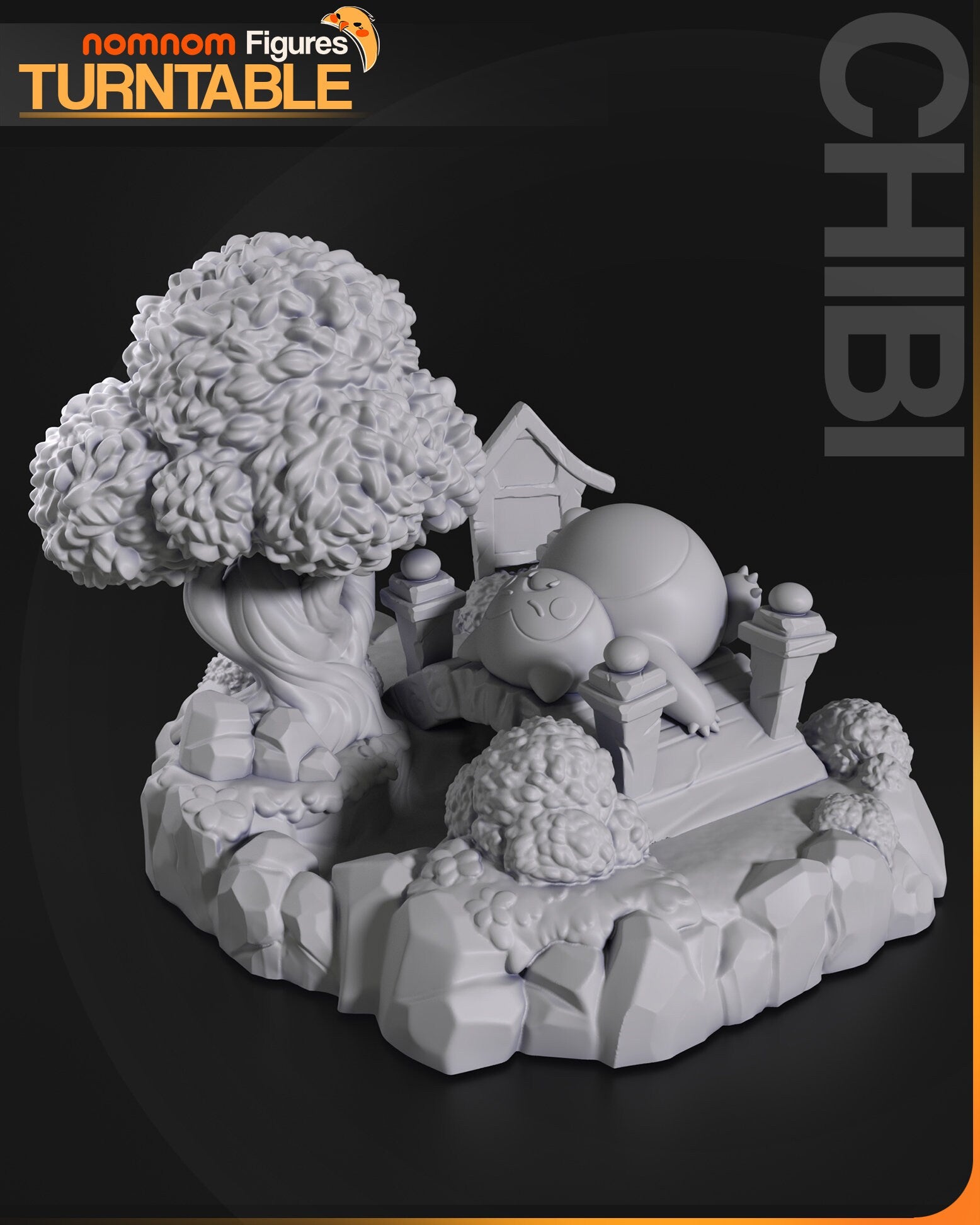 Very Sleepy Guy | Resin Garage Kit Figure Anime Game Fan Art | Nomnom Figures