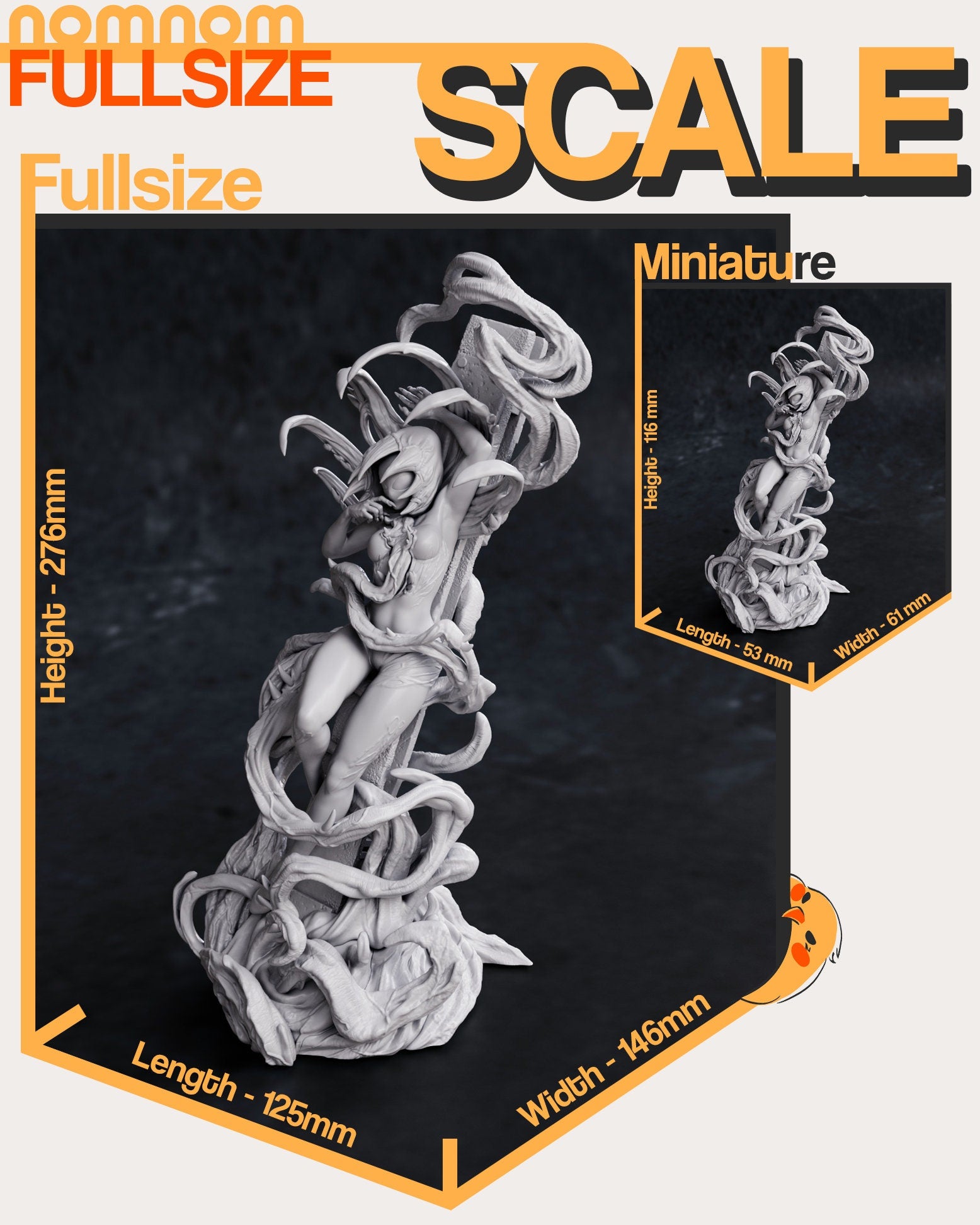 Symbiote Spider Woman | Resin Garage Kit Figure Comic Fan Art | Nomnom Figures