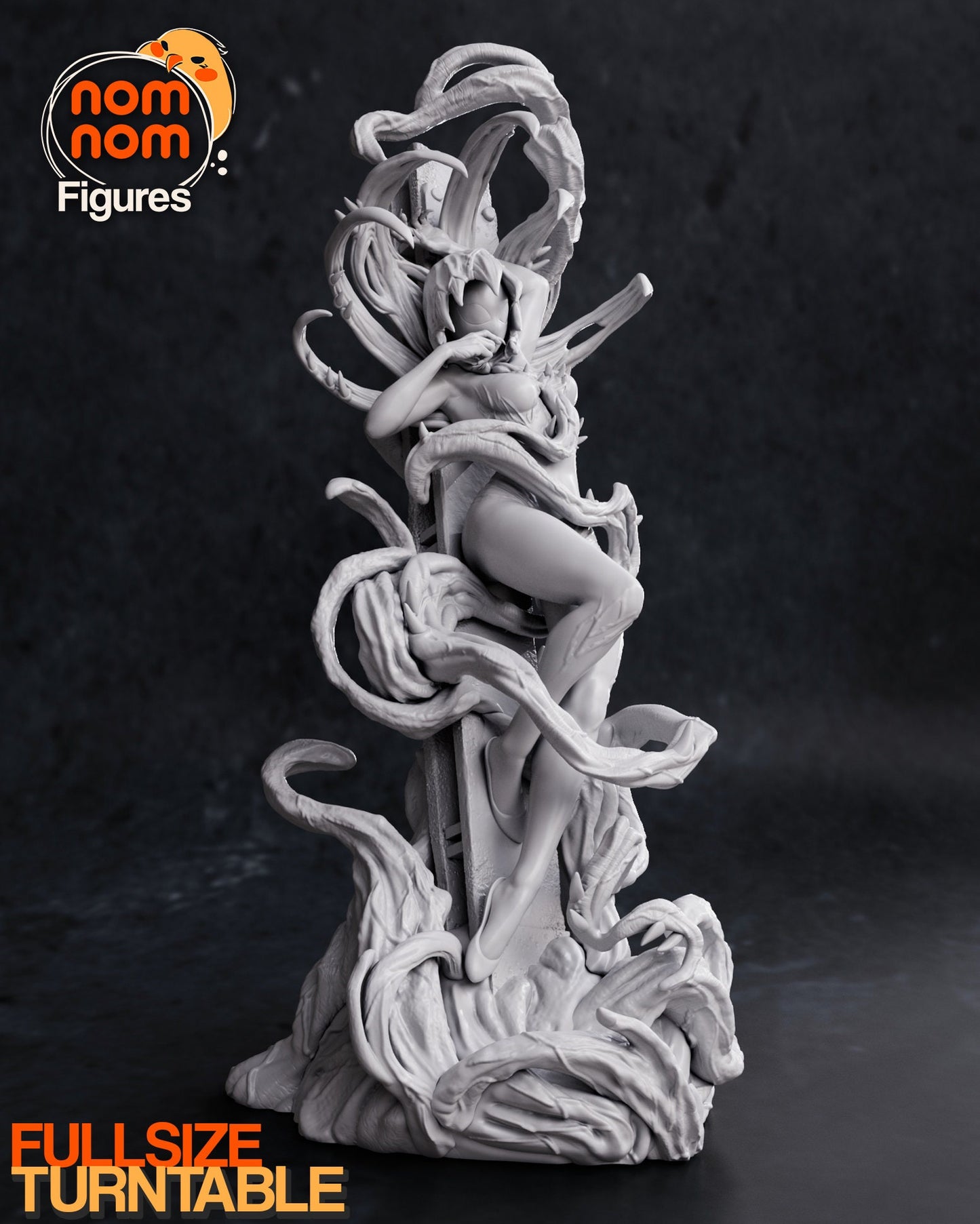 Symbiote Spider Woman | Resin Garage Kit Figure Comic Fan Art | Nomnom Figures