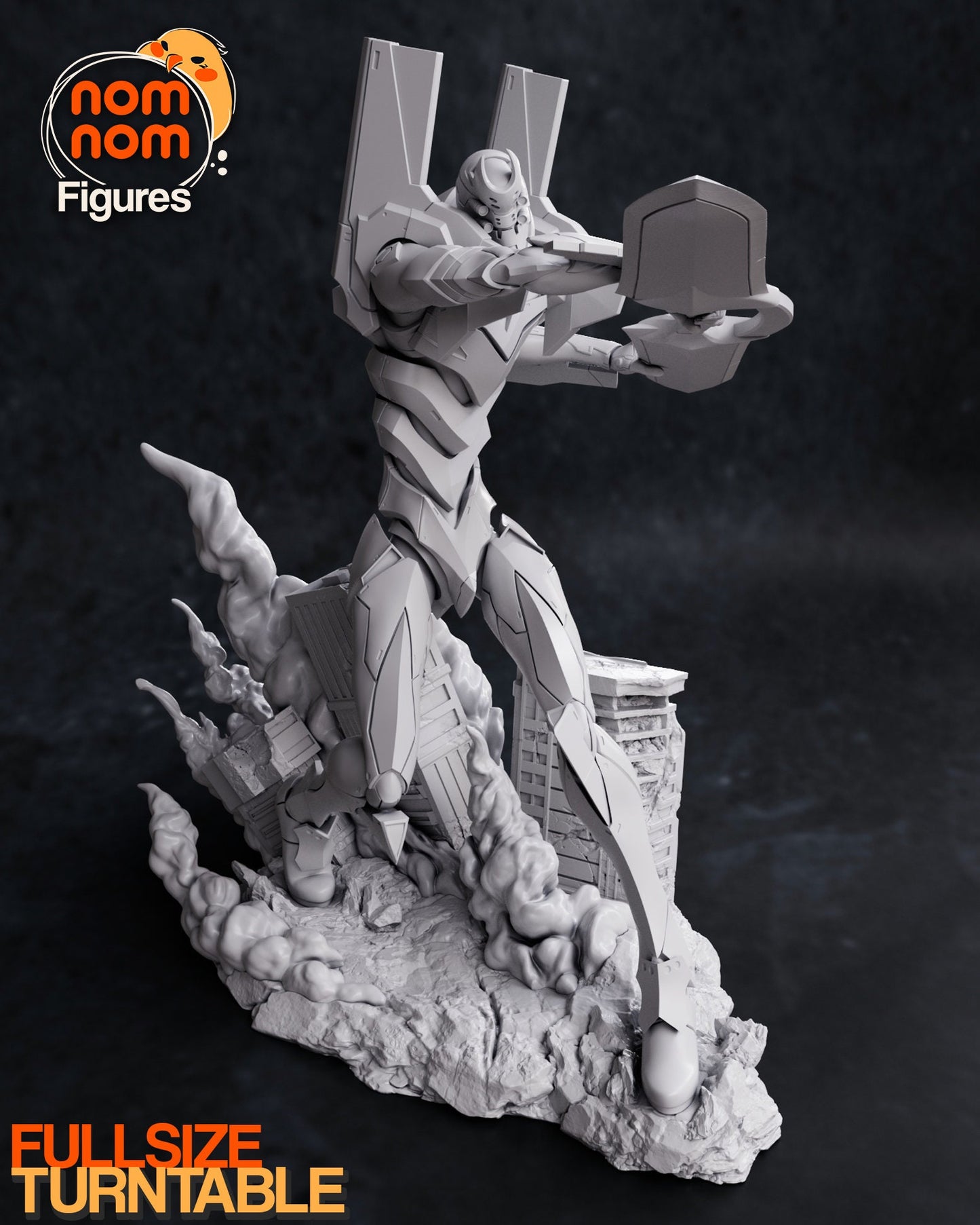 Production Model Unit | Resin Garage Kit Figure Anime Fan Art | Nomnom Figures