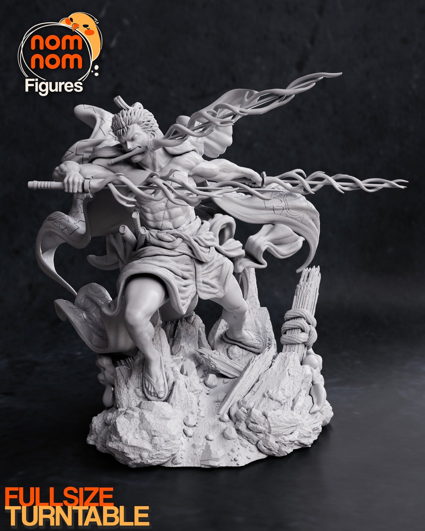 Pirate Hunter | Resin Garage Kit Figure Anime Manga Fan Art | Nomnom Figures