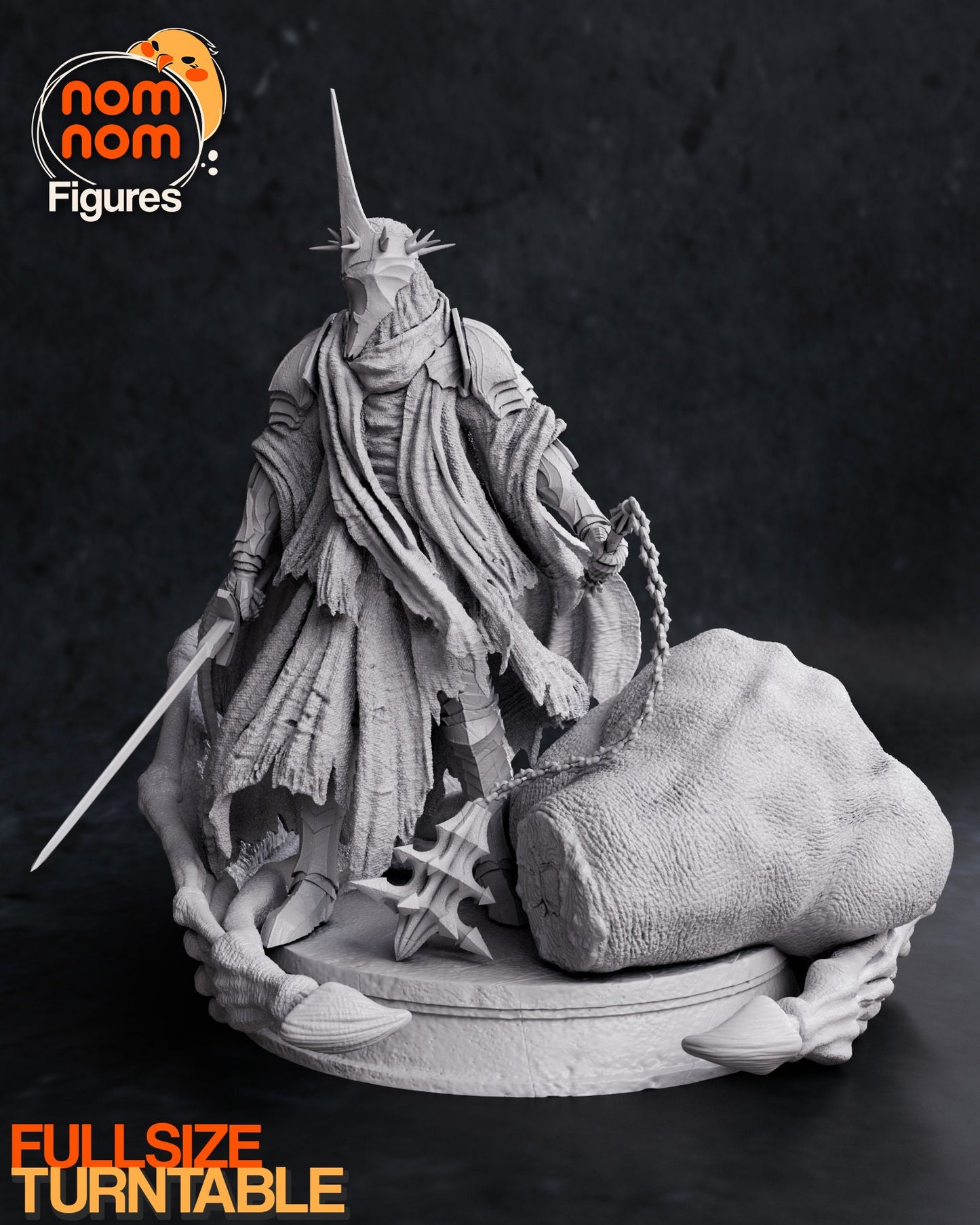 Witch King of Angmar | Resin Garage Kit Figure Movie Book Fan Art | Nomnom Figures