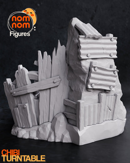 Chibi Stabby Guy | Resin Garage Kit Figure Video Game Fan Art | Nomnom Figures