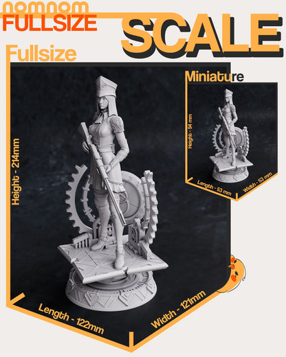 Talented Sharpshooter | Resin Garage Kit Figure Show Video Game Fan Art | Nomnom Figures