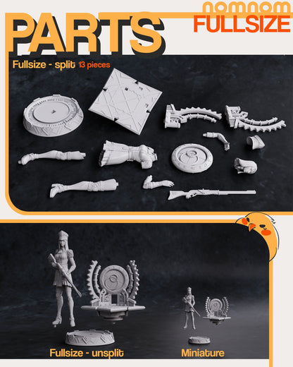 Talented Sharpshooter | Resin Garage Kit Figure Show Video Game Fan Art | Nomnom Figures