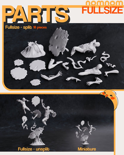 Spider Fighting Villain | Resin Garage Kit Figure Movie Comic Fan Art | Nomnom Figures