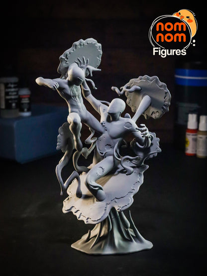 Spider Fighting Villain | Resin Garage Kit Figure Movie Comic Fan Art | Nomnom Figures