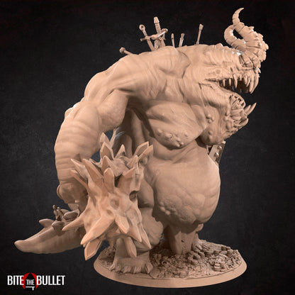 Greed, Demon | TABLETOP SCALE | TTRPG Miniature | Bite the Bullet | Unpainted, Unplated Resin 8k
