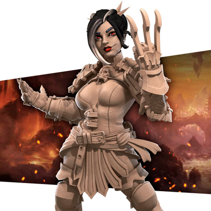 Bullet Hell, Hero Assassin | TABLETOP SCALE | D&D TTRPG Miniature | Bite the Bullet | Unpainted, Unplated Resin 8k