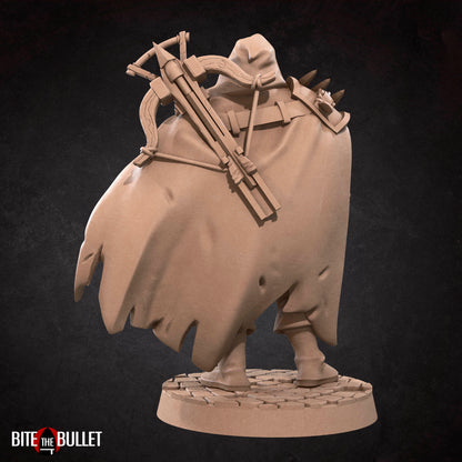 Bullet Hell, Hero Rogue | TABLETOP SCALE | D&D TTRPG Miniature | Bite the Bullet | Unpainted, Unplated Resin 8k