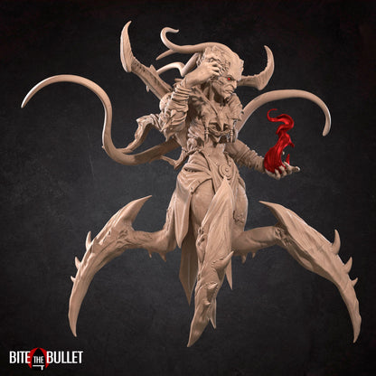 Lord of Destruction, Demon | TABLETOP SCALE | TTRPG Miniature | Bite the Bullet | Unpainted, Unplated Resin 8k